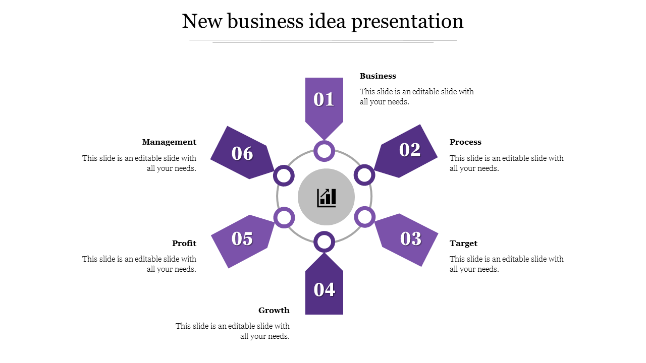 new business idea presentation-Purple